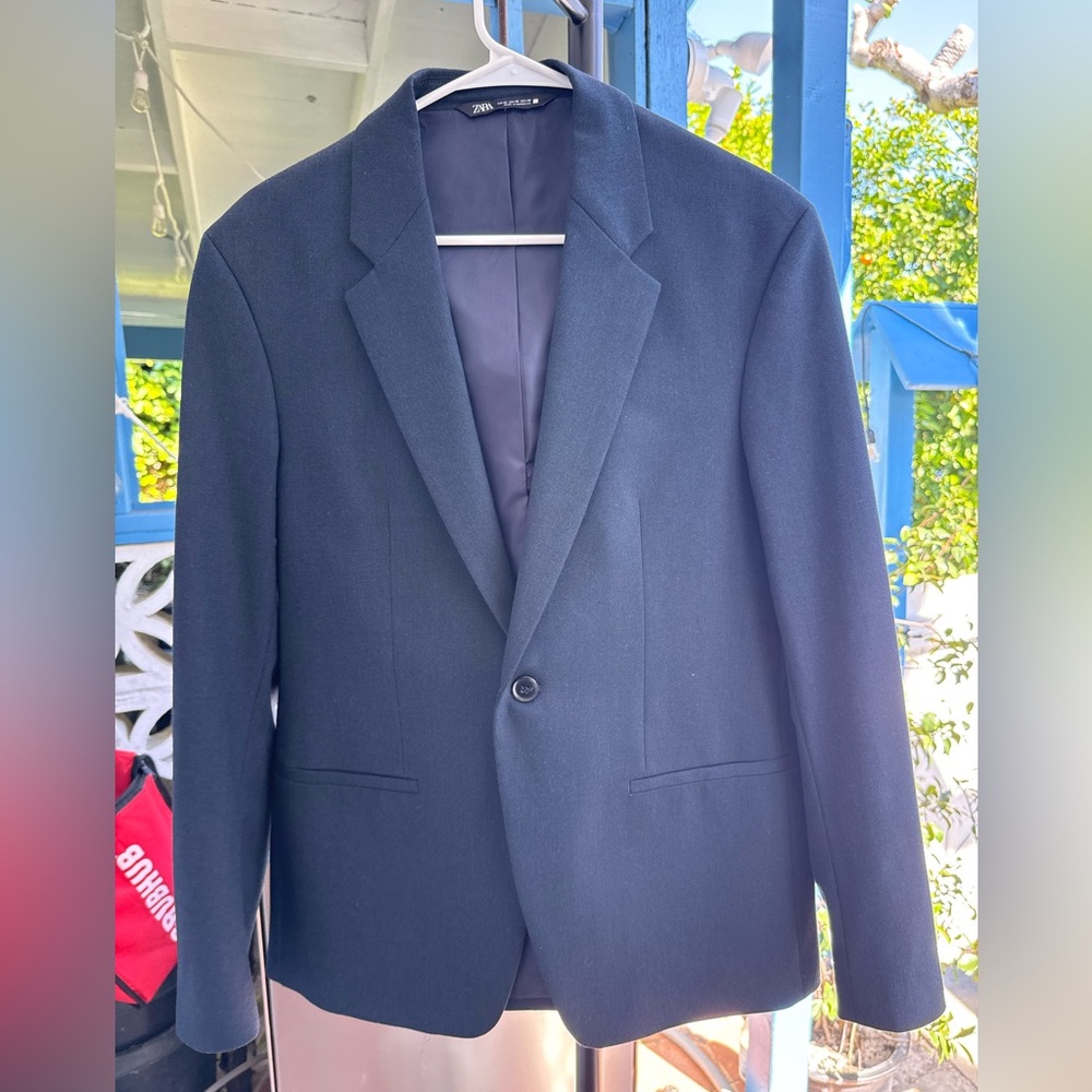Zara Elegant Navy Men's Blazer
